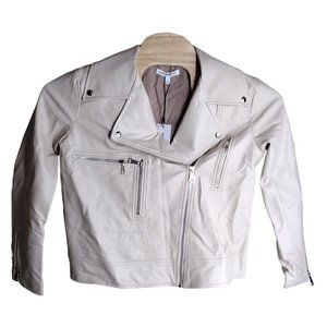 Elizabeth and James‎ Tapioca Imitation Leather Jacket ( L )